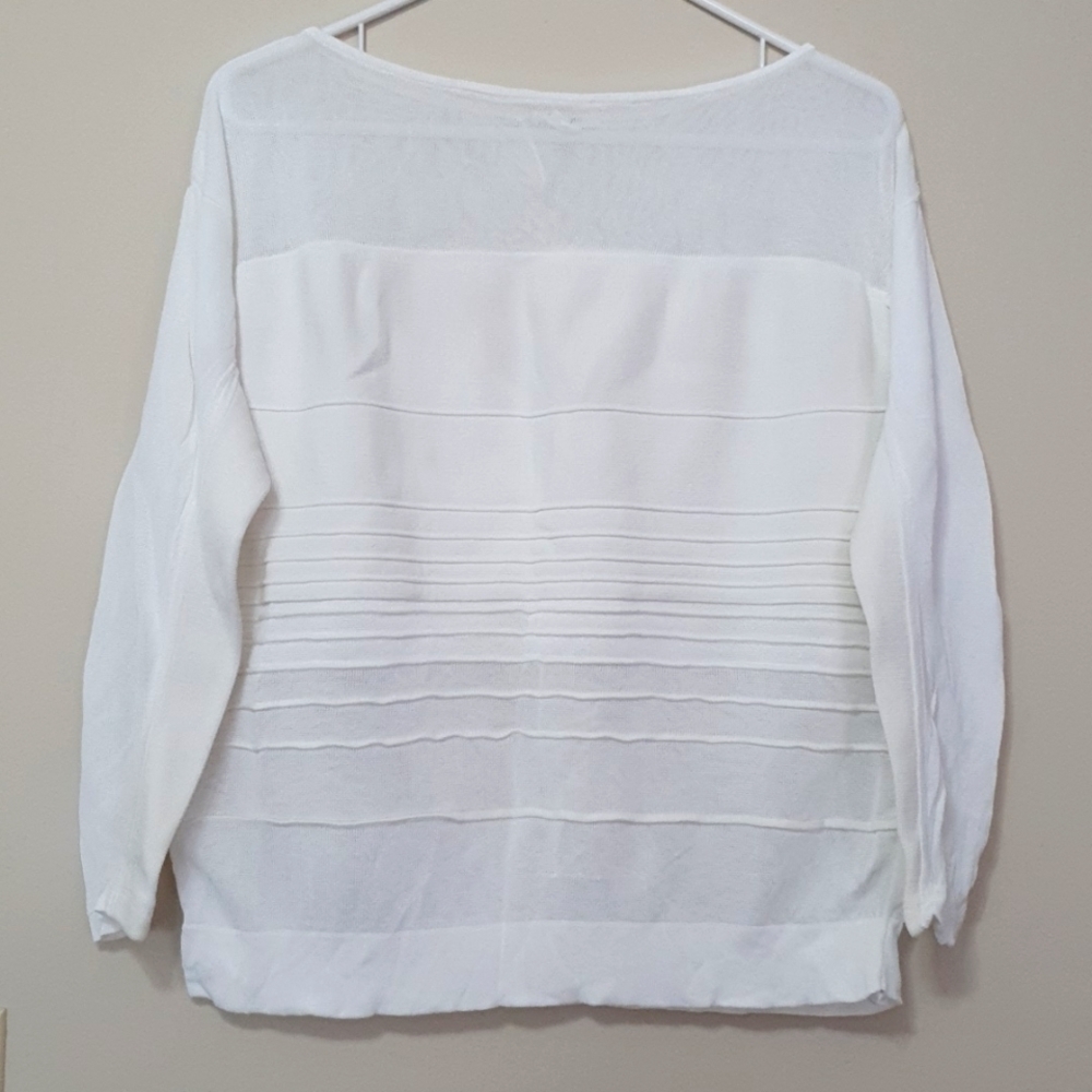 helmut lang blended ribbed knitwear